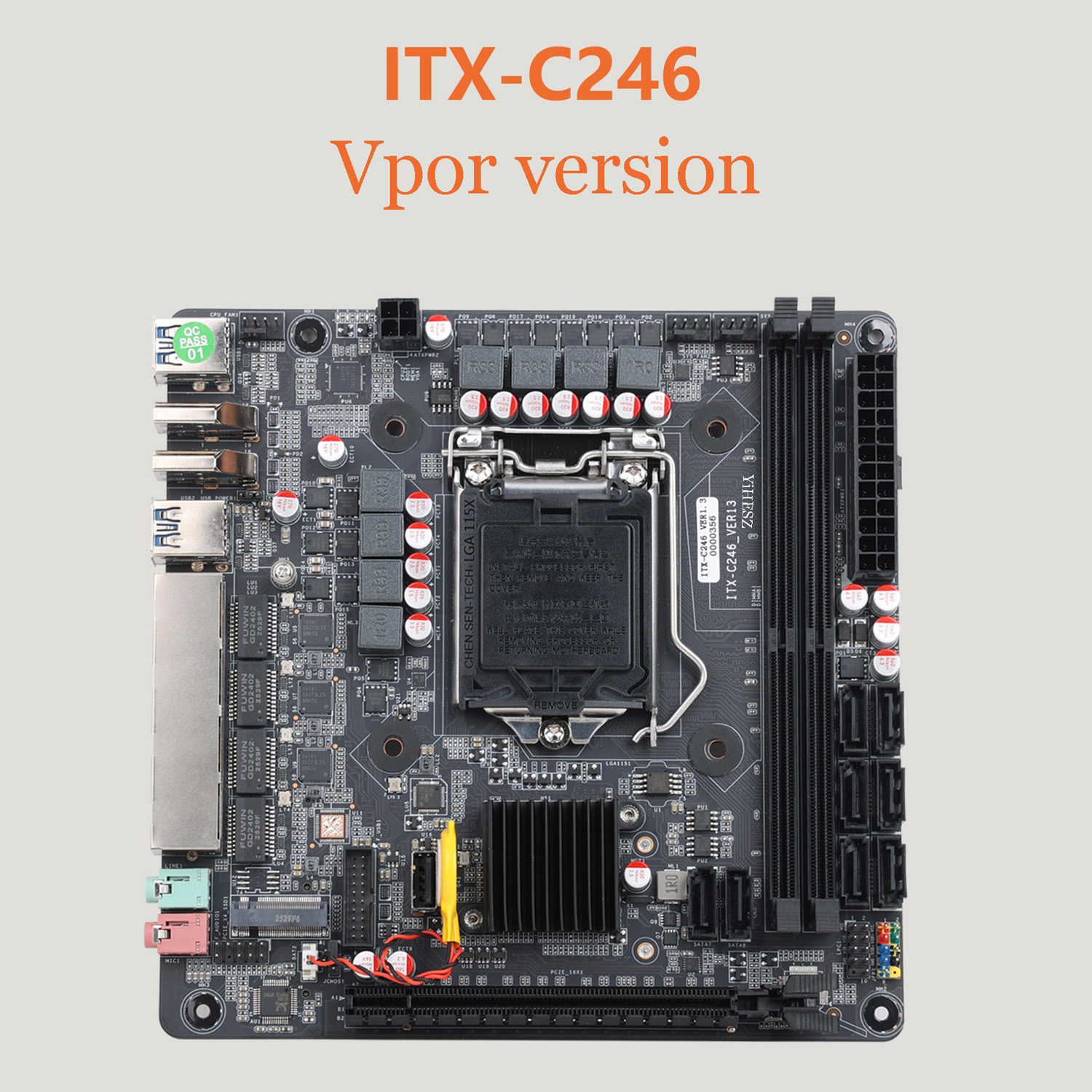 Nas Motherboard 8 Sata Mini Itx - C246 Mini-ITX Anakart 8 Bay NAS
