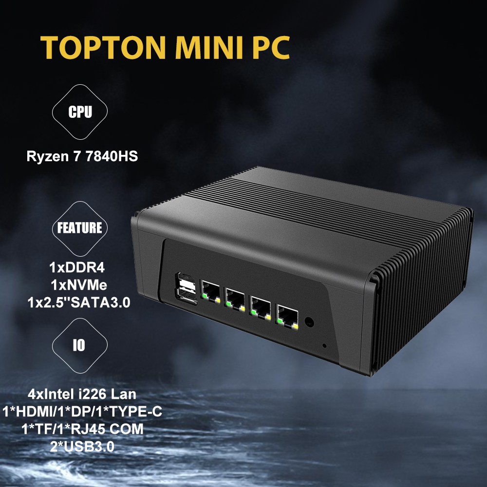 Amd Ryzen 7 7840Hs Mini Pc - Süper Fırsat Mini Yumuşak Yönlendirici AMD