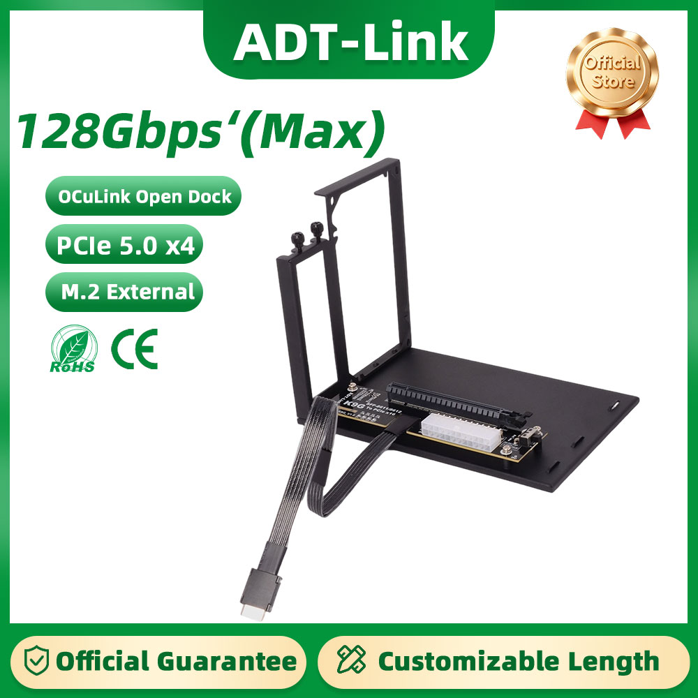 Oculink Egpu Mini Pc - ADT-Link PCIe 5.0 K993G OcuLink Dizüstü