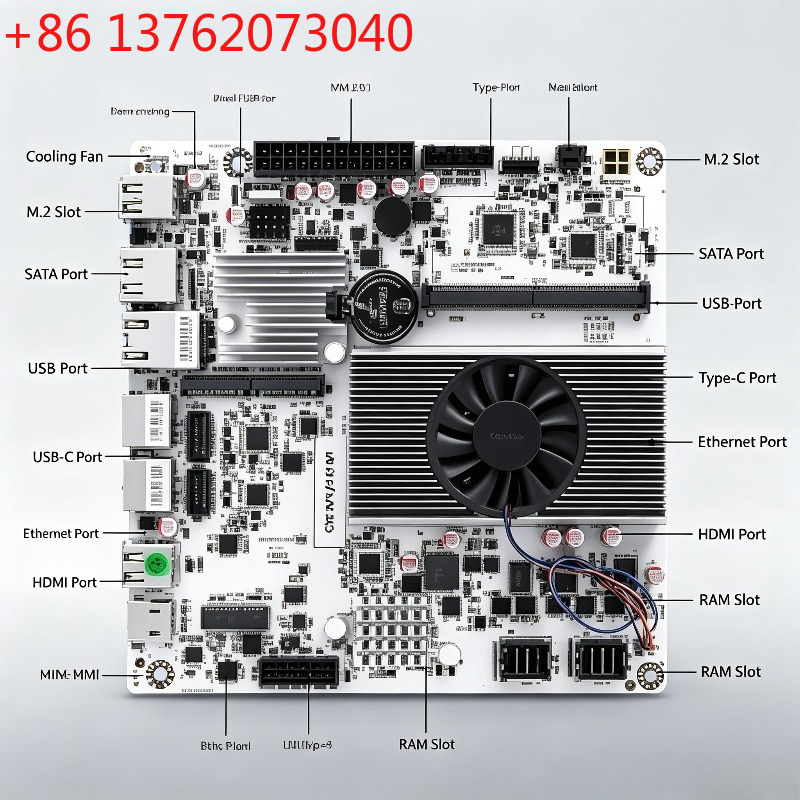 Nas Motherboard 8 Sata Mini Itx - Mini ITX NAS Anakartı, N150/N355, DDR5