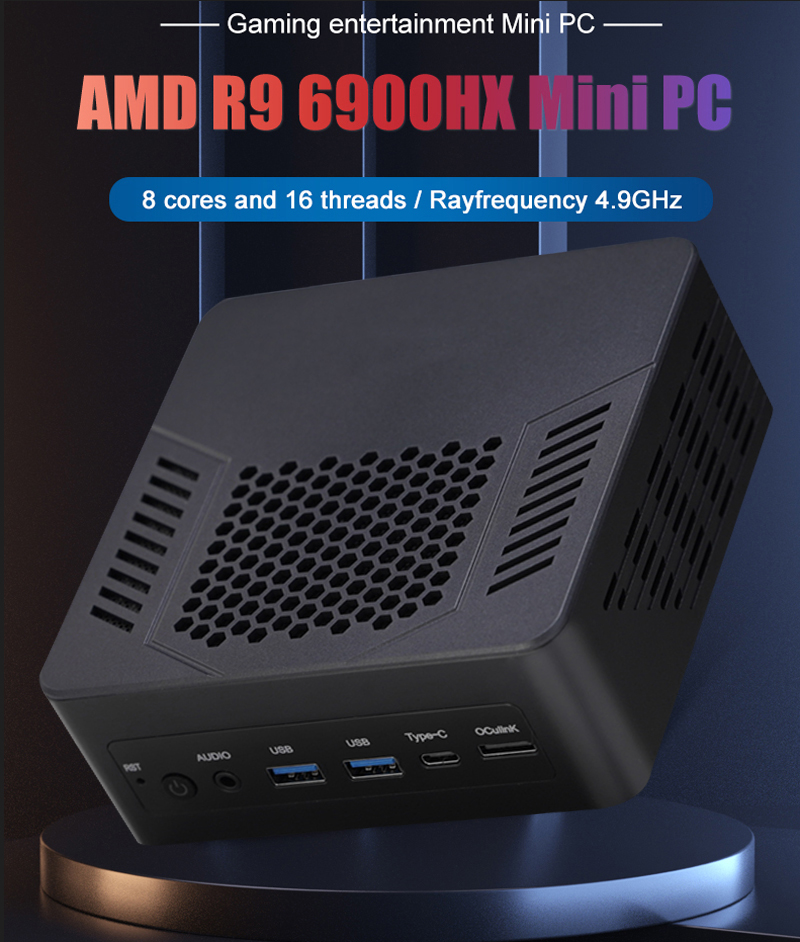 Amd Ryzen 9 7940Hs 64Gb Mini Pc - Qculink Mini Bilgisayar AMD Ryzen 9