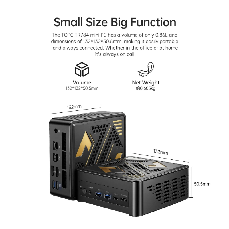 TOPC OCuLink Mini PC Ryzen 7 7 - Amd Ryzen 7 7840Hs Mini Pc incelemesi ve fiyatı