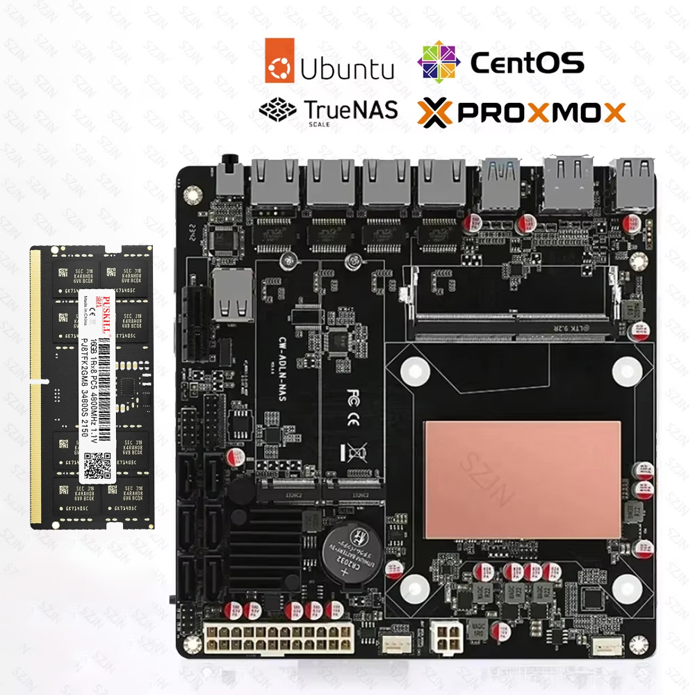 ITX N150 Anakart Nas Seti Alde - Nas Motherboard 8 Sata Mini Itx incelemesi ve fiyatı