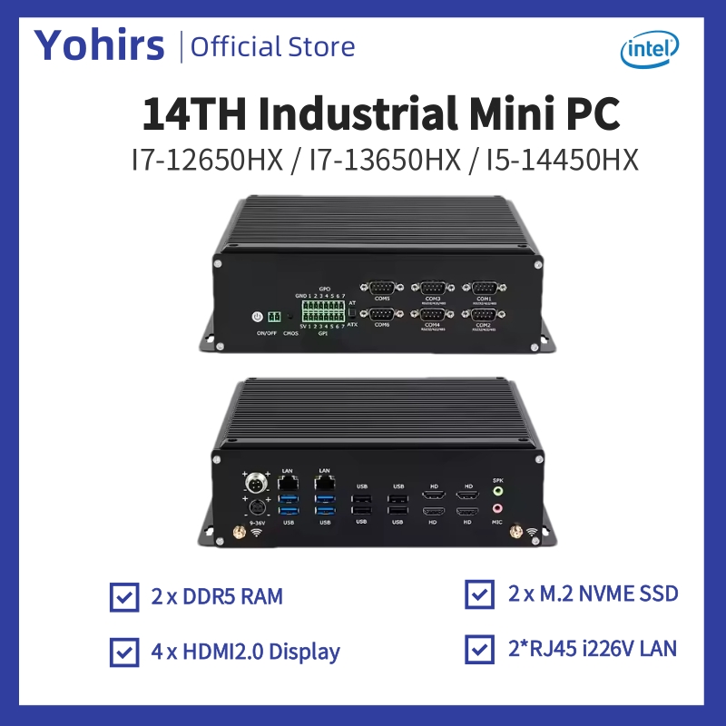 14. Endüstriyel Mini Bilgisaya - Fanless Industrial Pc Rs485 Core I7 incelemesi ve fiyatı