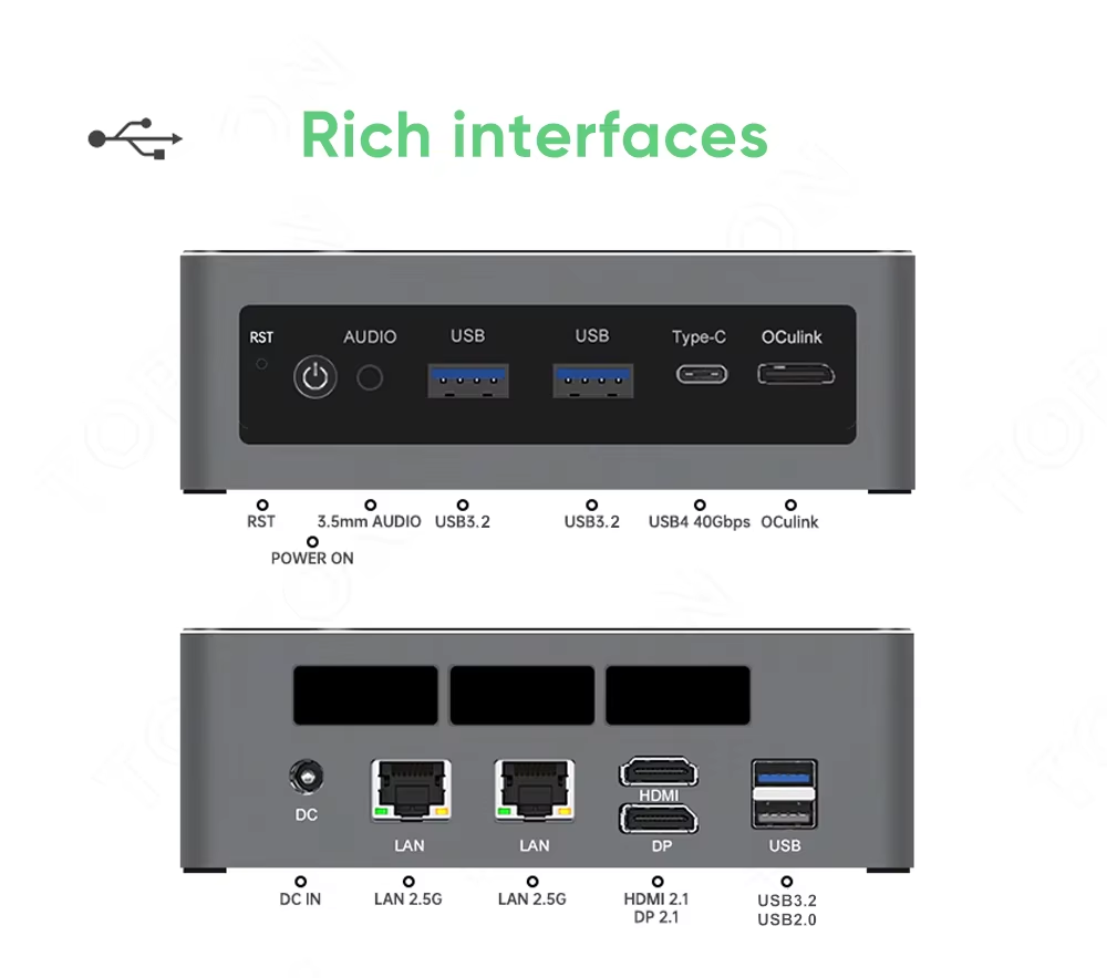 Topton Mini PC Oyuncu Bilgisay - Oculink Egpu Mini Pc incelemesi ve fiyatı