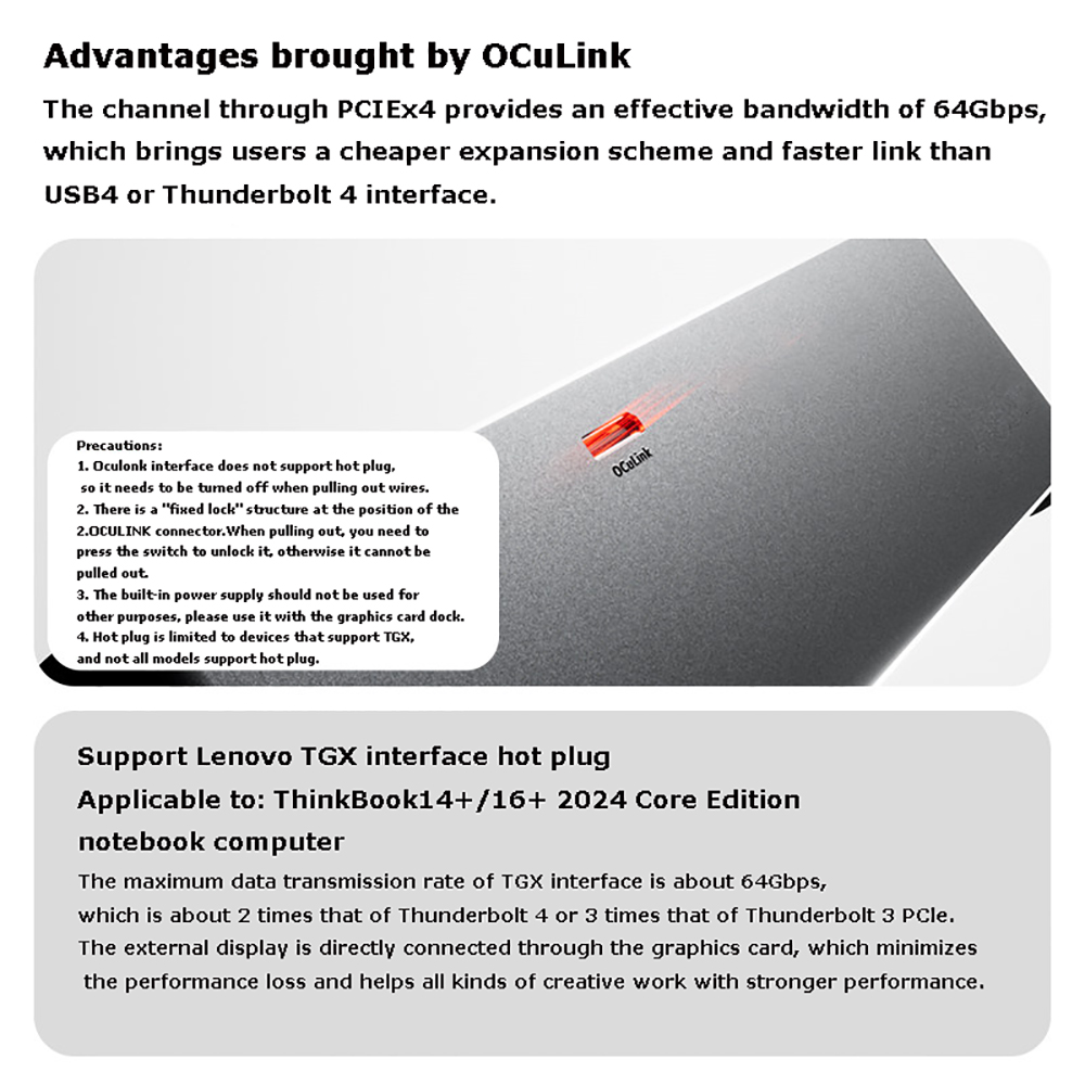 AG02/AG01 EGPU Yuvası, OCuLink - Oculink Egpu Mini Pc incelemesi ve fiyatı