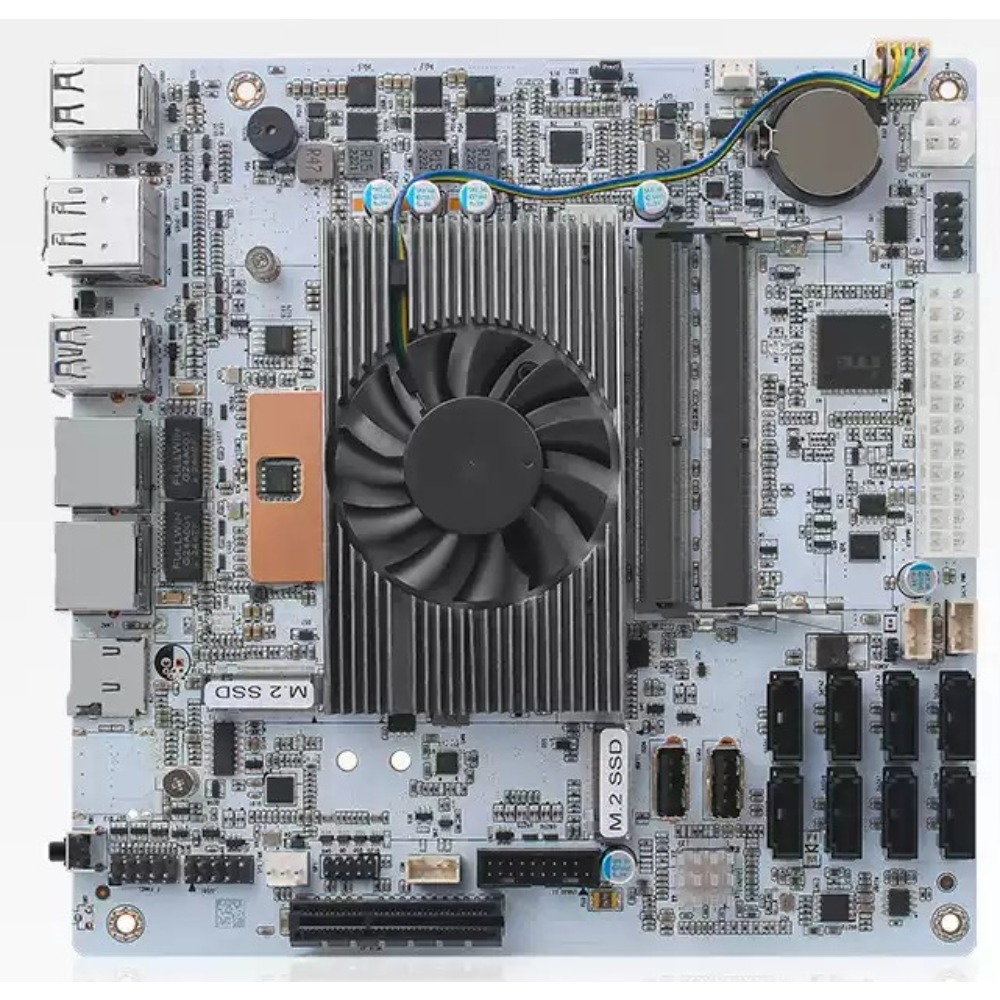 Mini‑ITX Beyaz M11 NAS Anakart - Nas Motherboard 8 Sata Mini Itx incelemesi ve fiyatı