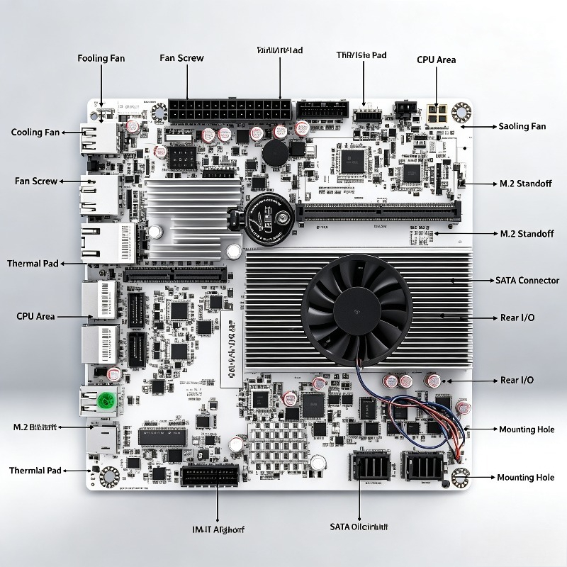 Mini ITX NAS Anakartı, N150/N3 - Nas Motherboard 8 Sata Mini Itx incelemesi ve fiyatı
