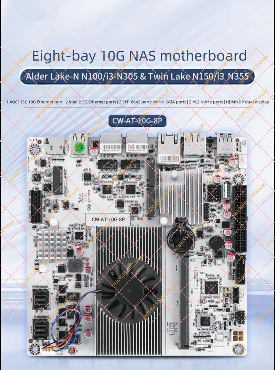 N150 N100 N305 Güvenlik Duvarı - Nas Motherboard 8 Sata Mini Itx incelemesi ve fiyatı