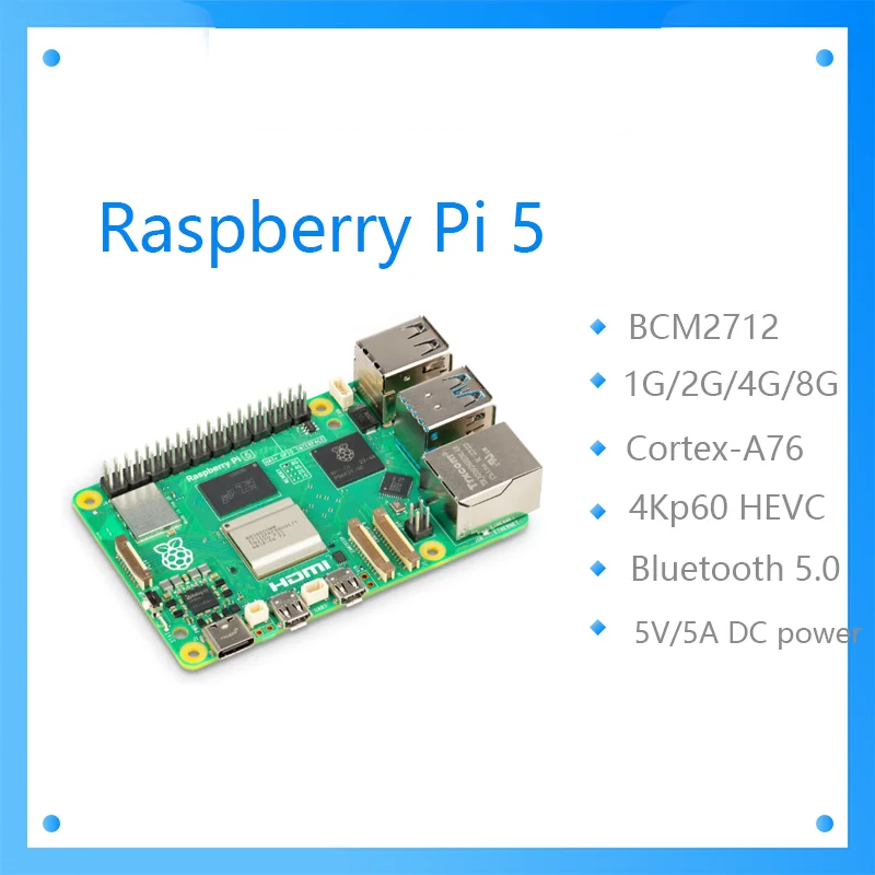Resmi Orijinal Raspberry Pi 5  - Raspberry Pi 5 8Gb Board incelemesi ve fiyatı